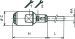 Non adjustable die-holder for non adjustable Screw-platetype N 8 - 5